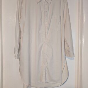 Lysse Schiffer button down White XL Women's L/S